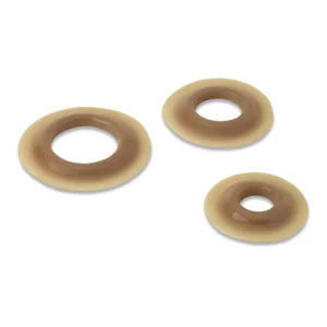 Hollister Adapt CeraRing convex barrier rings infused with ceramide to prevent skin dryness and customize convexity for ostomy care.