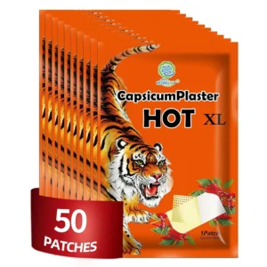 KONGDY hot capsicum patches provide long-lasting pain relief with a safe, effective dose of capsicum extract that stimulates blood circulation.