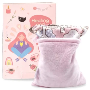 This microwaveable hot pad provides natural damp-heat therapy for muscle pain relief, baby colic, and upset stomach discomfort, targeting the neck, shoulders, and back with long-lasting warmth.