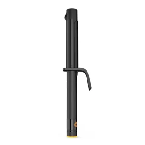 The Hot Tools Pro Artist Black Gold curling iron with digital display and ergonomic handle quickly creates smooth, shiny, loose curls and tousled waves on all hair types with adjustable heat up to 455°F.