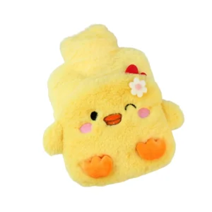 This plush hot water bottle provides soothing pain relief for sore muscles, arthritis, menstrual cramps and more.