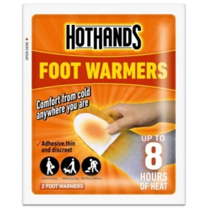 This image shows HotHands foot warmers, a good quality and easy to use product, providing great value for keeping feet warm.