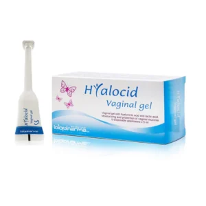 HyaloCid vaginal gel with hyaluronic and lactic acid provides relief from vaginal dryness and pain during intercourse, while restoring natural vaginal pH.