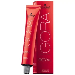 Schwarzkopf Igora Royal 1-0 black hair color provides intense color vibrancy and perfect equalization, offering up to 100% white hair coverage.