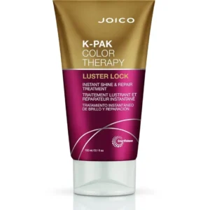 Joico Luster Lock treatment delivers megawatt shine and repairs damaged hair, leaving curls dramatically stronger and healthier with reduced breakage.
