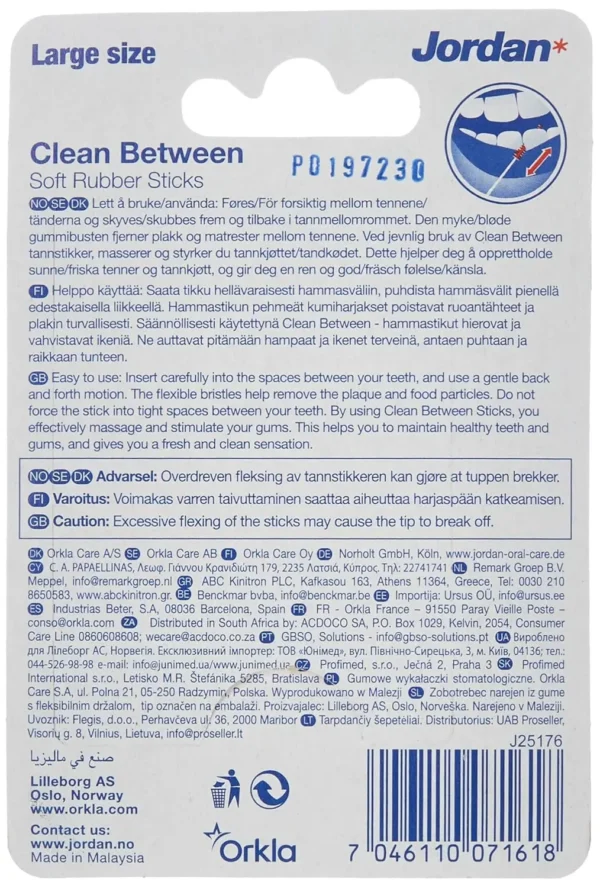 Jordan Clean Between Jordan Clean Between Sticks Large - Interdental Brushes