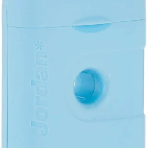 Jordan Easy Slide dental floss in new recyclable packaging, designed for easy and comfortable cleaning between teeth with silky smooth, non-shredding tape.