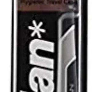 Jordan Expert Clean medium toothbrush with angled bristles effectively reaches back molars for gentle gum cleaning and plaque removal, showcased with its convenient travel case.