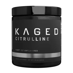 Kaged Muscle L-Citrulline powder is a plant-based vegan supplement that boosts nitric oxide for sleeve-splitting muscle pumps and improved blood flow during workouts.