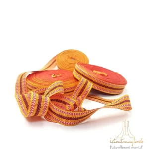 Two rolls of authentic Algerian Kardoune hair wrap, used for smoothing, repairing, and naturally softening hair, are displayed in this image.