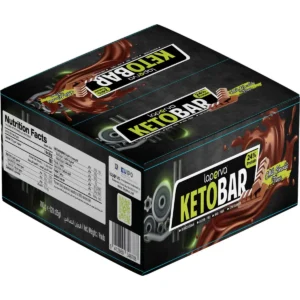 Laperva Keto chocolate bar with almonds, a delicious and keto-friendly whey protein bar, low in carbs, sugar-free, rich in fiber, and suitable for athletes and vegetarians.
