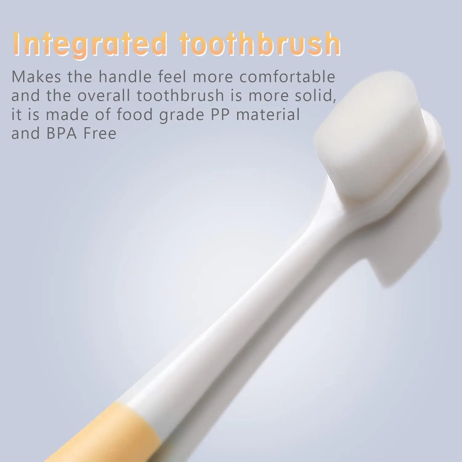 This is a four-pack of extra soft nano toothbrushes for toddlers and children with ten thousand ultra-soft bristles for gentle cleaning.