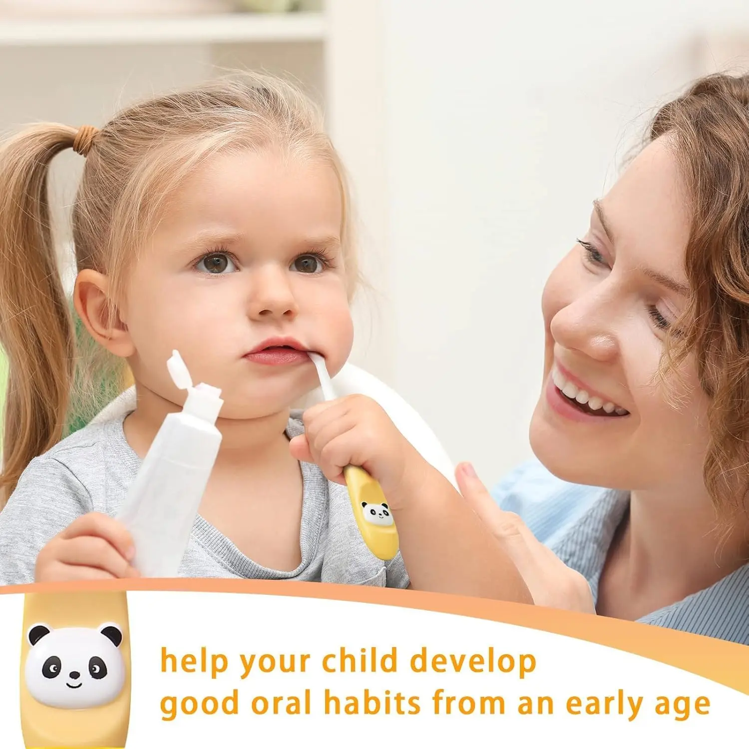 This is a four-pack of extra soft nano toothbrushes for toddlers and children with ten thousand ultra-soft bristles for gentle cleaning.