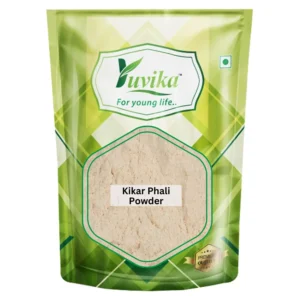 Yuvika Kikar Babool Phali Powder, also known as Acacia Nolotica, is a fresh and pure Indian ingredient with no artificial colors.
