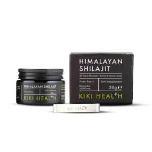 Kiki Health Shilajit Resin harvested from the Himalayas is rich in minerals and fulvic acid to boost energy, focus, vitality, and overall wellness.