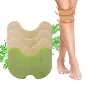 Dealsure herbal knee pain relief patches with wormwood extract provide natural and effective pain relief for joint pain, muscle aches, and stiffness in the knee, back, neck, and shoulder.
