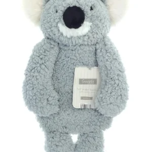 An adorable Olivia Rocco koala hot water bottle with a fluffy cover, perfect for keeping kids and adults warm.