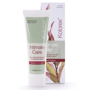 Kolorex vaginal cream is a dermatologically approved, pH balanced herbal formula to soothe and replenish sensitive intimate areas.