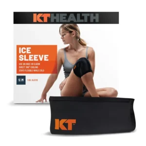 The KT Tape Recovery+ Ice Sleeve provides 360-degree cooling and flexible compression to reduce swelling and keep you moving, perfect for sore muscles and joints.