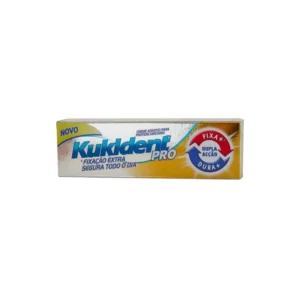 Kukident Pro Plus double action denture adhesive cream provides all-day hold and seals out food for comfortable full or partial dentures.