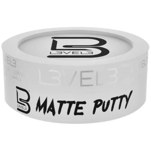 Level 3 matte putty provides a modern, textured hairstyle with a medium hold that works for all hair types for both women and men.