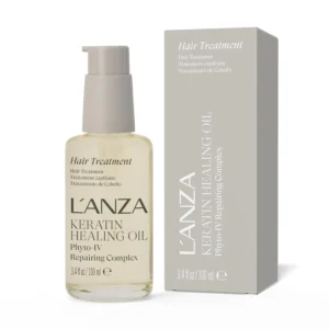 L'ANZA Keratin Healing Oil treatment naturally restores dry, damaged hair and adds shine.