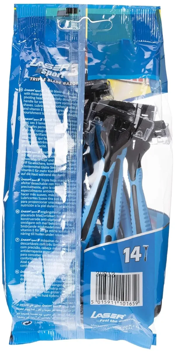 Laser Sport 3 Disposable Razor - Ultra Smooth Shave