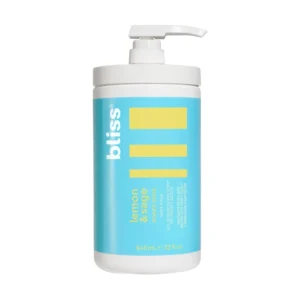 Bliss Lemon & Sage body wash cleanses and hydrates for supremely soft and smooth skin with its iconic revitalizing citrus scent.