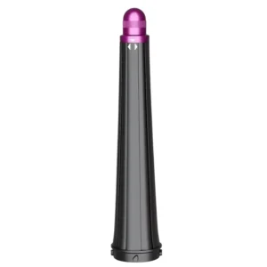Pink long barrel attachment for Dyson Airwrap HS01/HS05 designed for long hair, offering both 20mm and 36mm curling sizes for creating defined curls or voluminous waves with airflow technology.