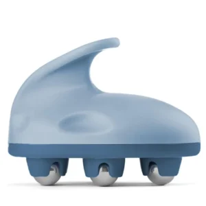 Handheld lymphatic massage roller helps reduce bloating, supports lymphatic drainage, boosts circulation, and expels toxins from the skin.