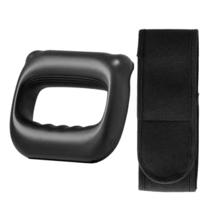 Portable electric massage belt provides muscle relaxation with adjustable settings and a versatile strap for targeted body areas.