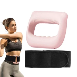 Portable cordless massage belt ring provides muscle relaxation for the waist, legs, and thighs, offering adjustable intensity and a comfortable, body-conforming design for diverse massage routines.