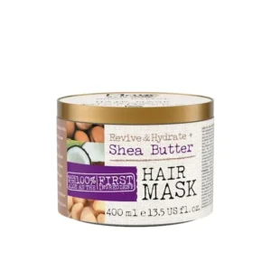 Maui Moisture shea butter hair mask intensely hydrates and revives dry and damaged hair with aloe vera, coconut milk and macadamia oil, leaving it soft, shiny and healthy-looking.