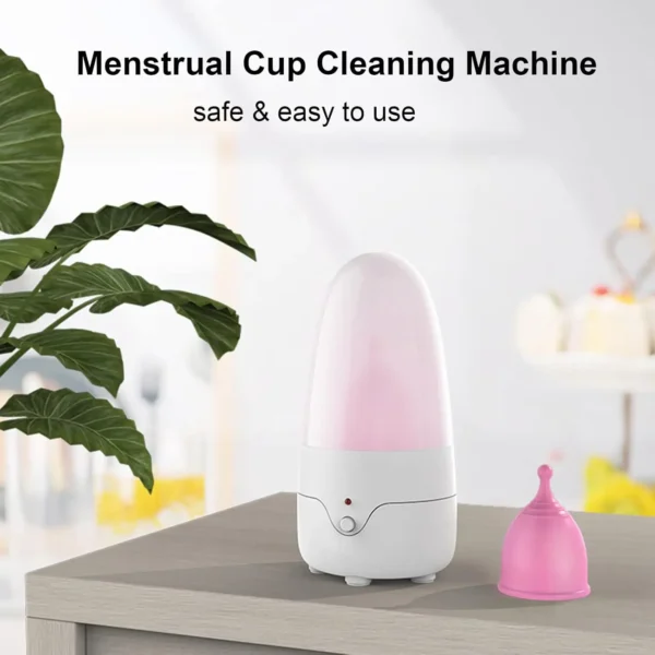 Pink Period Machine Menstrual Cup Cleaner - Portable Period Cup Wash