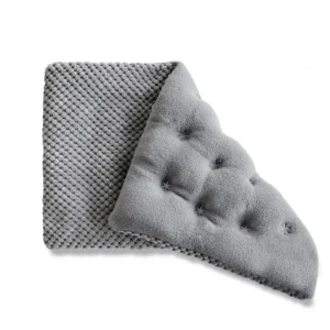 Large microwaveable heating pad filled with natural ingredients, designed for soothing neck, shoulder, back pain, and menstrual cramps with moist heat therapy.