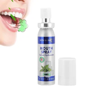 This mouth freshener spray uses a micro-atomizing nozzle to deliver a long-lasting fresh breath, perfect for travel, work, and dates.