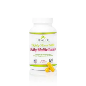 Health As It Ought To Be multivitamin supplement containing Shilajit, Vitamin K2 MK7, Methyl B12, and Methylfolate, plus Alpha-Lipoic Acid and Ginger for enhanced absorption.