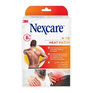 Nexcare heat patch provides natural pain relief for muscle, neck, shoulder, back and lower back pain.