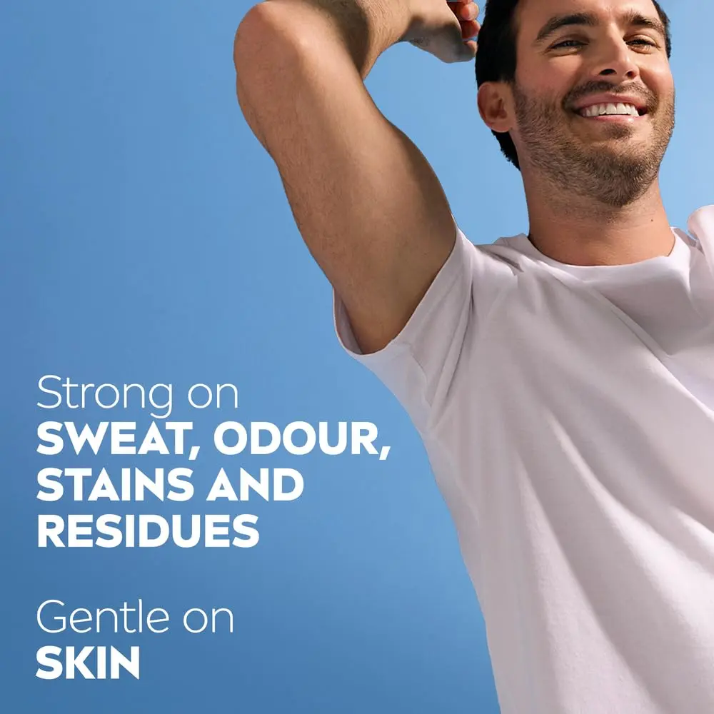 NIVEA Men Black & White Invisible Original Antiperspirant Deodorant Spray provides 72-hour protection against odor, sweat, stains, and irritation.
