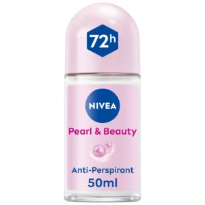 NIVEA Pearl & Beauty antiperspirant roll-on with pearl extracts provides 48-hour sweat and odour protection for beautiful, smooth underarms.