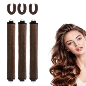 Achieve heatless curls overnight with these flexi rods, a damage-free and convenient way to style your hair for all types.