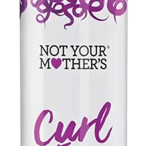 A bottle of Not Your Mother's Curl Talk Curl Activating Mousse for defined and bouncy curls.