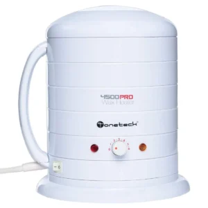 The Onetech Pro 4500 wax warmer features a large 1000cc capacity, adjustable temperature control, and durable, heat-resistant body, perfect for all wax types and salon or home use.