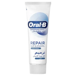 Oral-B Proffesional Gum & Enamel Repair Original Toothpaste helps rejuvenate gums, repair enamel and defend against acid erosion.