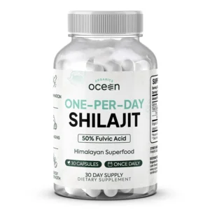Organics Ocean shilajit capsules are a natural supplement sourced from the Himalayas, supporting hormone health, immunity, and anti-aging for both men and women.