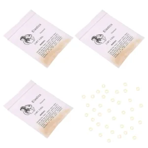 This pack of 300 orthodontic elastics dental rubber bands is perfect for braces, gaps, hair braids, and even pet grooming, offering a hygienic and lightweight solution for travel and daily use.