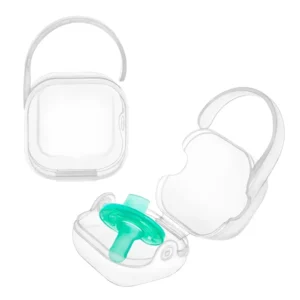 This three pack of BPA-free pacifier cases keeps your baby's pacifiers clean and easily accessible while on the go, protecting them from dust and dirt.