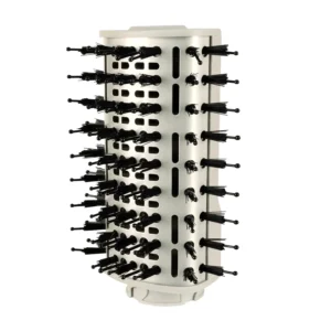 Paddle brush attachment for Shark FlexStyle hot air styler, featuring dual-bristle blend for smoothing, detangling, and adding shine while straightening all hair types.
