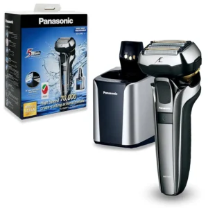 The Panasonic ES-LV9Q electric shaver features a 5-blade system, 14,000 CPM motor, and a multi-flex 5D head for a smooth, close, and comfortable shave.