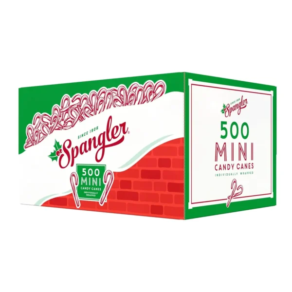 Peppermint Mini Candy Canes - 500 Count Box